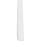 Ekena Millwork Pitch Classic Wagon Wheel Architectural Grade PVC Gable Pediment, 36"W x 7 1/2"H x 1"P (5/12) GPP036X008X100CWW - alternate 5